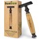 Bambaw Classic Dark Double Edge Safety Razor   Natural Long Bamboo Handle Razor   Reusable Safety Razor For Women &amp; Men   Eco Friendly Safty Razor   Sustainable Eco Razors   Fits All De Razor Blades