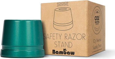 Bambaw Sea Green Safety Razor Stand   Razor Holder Stand   Shaving Razor Stands does not fit all Safety Razors   Shaver Holder Stand Razor Base   Double Edge Razor Stand   Single Razor Stand