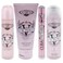Cuba Victory for Women - 4 Pc Gift Set 3.3oz EDP Spray, 1.17oz EDP Spray, 6.6oz Body Spray, 6.6oz Body Lotion
