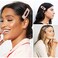 Pink Crystal Facet Pearl Hair Clip for Women Girls Mother's Day Gifts Set Rhinestone Big Faux Hairpins Barrette Slides Her Fashion Wedding Accessories Ladies Christmas Birthday Party Favors