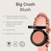 Big Crush Blush &ndash; Hypoallergenic silky powder blush for cheeks. Fine color pigmentation - buildable - long lasting face makeup. (23 Private Jet, 2,5 g)