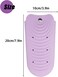 Heat Resistant Silicone Mat Pouch for Hair Styling Tools, Curling and Flat Irons Non-Slip Travel Cover, Small Portable Straightener Pad for Curler Wands Storage, Hot Waver (Purple)