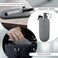 Heat Resistant Silicone Mat Pouch for Hair Styling Tools, Curling and Flat Irons Non-Slip Travel Cover, Small Portable Straightener Pad for Curler Wands Storage, Hot Waver (Dark Gray)