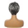 Pixie Cut Short Gray Wigs for White Women Straight Karen Wig Golden Brown Heat Resistant Synthetic Short Hair Wig