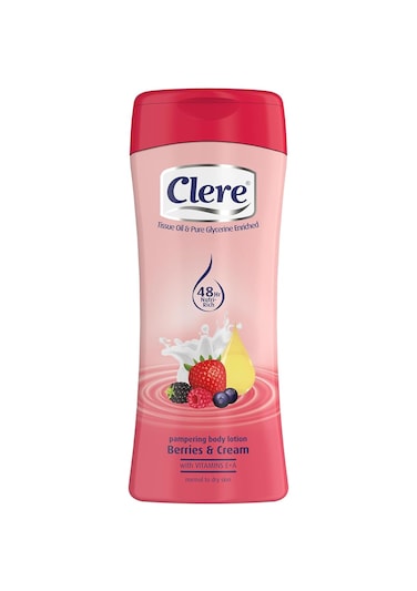 CLERE Body Lotion - Berries &amp; Cream - 400mL