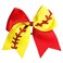 Girls Cheerleader Jumbo Bow Ponytail Holder Hairbow Girl Teen Hair Accessories JB81 (2 Pcs-Set H)