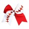 Girls Cheerleader Jumbo Bow Ponytail Holder Hairbow Girl Teen Hair Accessories JB81 (2 Pcs-Set H)