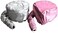Kingzhuo 2 Pcs Bonnet Hair Dryer Portable Safe Women Hair Dryer Soft Bonnet Hair Dryer Hood Soft Hat Hair Dryer Hat Dryer for Blower (one Sliver Another is Pink)