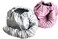 Kingzhuo 2 Pcs Bonnet Hair Dryer Portable Safe Women Hair Dryer Soft Bonnet Hair Dryer Hood Soft Hat Hair Dryer Hat Dryer for Blower (one Sliver Another is Pink)