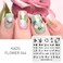 KADS Nail Art Stamp Template Flower Image Plate Stamping Plate for Nail Art DIY Tool for Manicure(FL044)