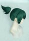 Kiriko Wig Green Synthetic Hair 30cm Lifelike Party Natural Cosplay Wigs with Bangs (GRN)