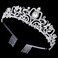 2 Pack Silver Crystal Crowns Tiara for Women, Girls Elegant Princess Rhinestone Crown with Combs, Bridal Wedding Headbands Prom Birthday Party Halloween Hair Accessories Jewelry Gifts for Women Girls