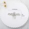 Olbye Wedding Hair Comb Headpieces for Bride Hair Comb Crystal Bridal Hair Accessories (Silver)