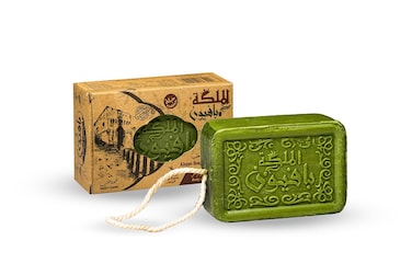 Original Aleppo Soap on Rope, Made in Syria, 100% Natural Olive and Alkaloids Laurel Perfume, 5.3 oz