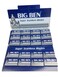 100 BIG BEN Super Stainless double edge razor blades