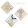 Unsutuo Hair Jewelry Head Chain Wedding Bohemian Floral Headband Elastic for Women and Girls&hellip; (Gold)