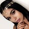 Unsutuo Hair Jewelry Head Chain Wedding Bohemian Floral Headband Elastic for Women and Girls&hellip; (Gold)