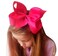 Hair Clips Boutique Hair Bows Alligator Clip for Women Girl Hairpin 6 Inch Large Cheer Bow Clip Handmade Bowknot Barrettes Hair Accessories TSFJ02 (Orange)