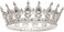 FORSEVEN Queen Crown Rhinestone Wedding Crowns and Tiaras for Women Costume Party Hair Accessories Princess Birthday Crown Crystal Bridal Crown