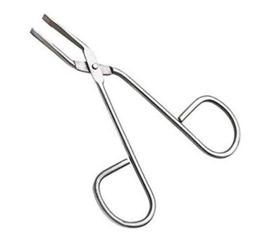 Stainless Steel Professional Eyebrow Tweezers with Scissor Handle Straight Tweezers Tip Personal Daily Beauty Care Tools Trimming Nose Hair Plucker Clip Nipper