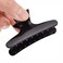12PCS Plastic Black Non-Slip Butterfly Hair Clamps and Clips - Hairdressing Salon Clamps for Hairstyling, Haircut Sections, Accessories and Tools