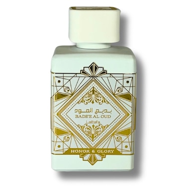 Lattafa Bade'e Al Oud Honor &amp; Glory for Unisex Eau de Parfum Spray, 3.4 Ounce / 100 Ml