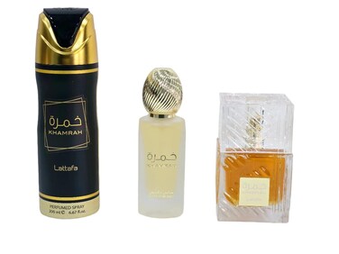 Lattafa Khamrah 3 Pcs Gift Set