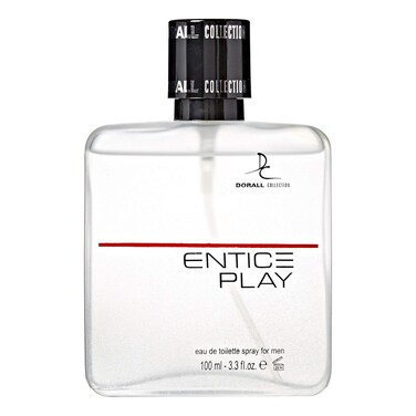 ENTICE PLAY BY DORALL COLLECTION COLOGNE FOR MEN 3.3 OZ / 100 ML EAU DE TOILETTE SPRAY