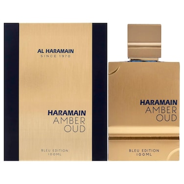 Al Haramain Amber Oud Blue Edition for Unisex - Arabian Perfume for Women and Men - Long Lasting Fragrance - Arabic Perfume - Eau de Parfum - 3.4 oz EDP Spray
