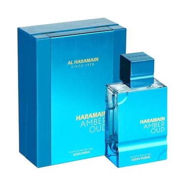Al Haramain Amber Oud Aqua Dubai Edition - Arabian Perfume for Women and Men - Fresh and Fruity Arabic Perfume - Extrait De Parfum Spray - 3.33 oz