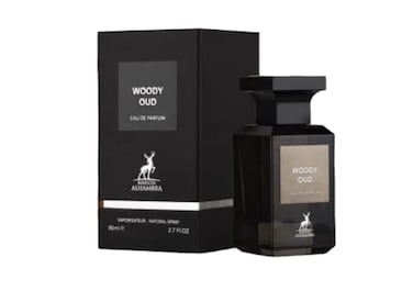 Maison Alhambra Woody Oud for Men - 2.7 oz EDP Spray