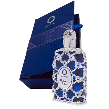 Orientica Luxury Collection Exclusive Royal Bleu Extrait de Parfum - 2.7oz/80ml - Fragrance for Women &ndash; Women's Perfume with Notes of Bergamot, Jasmine, Vanilla &amp; Musk