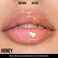 Huda Beauty Faux Filler Extra Shine Lip Gloss - Honey (light peachy nude) .13 oz / 3.9 ml