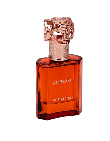 Swiss Arabian Amber 01 - Luxury Products From Dubai - Long Lasting, Addictive Personal EDP Spray Fragrance - Seductive Signature Aroma - 1.7 Oz