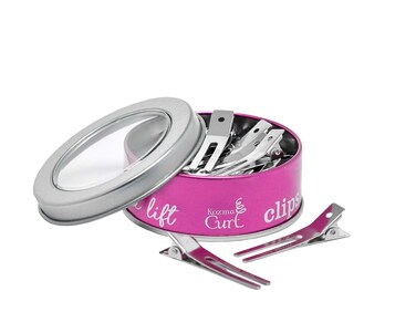 Kozma Curl Clips, 10pcs, Metal Double Prong Clips for Volume and Root Lift, Styling Clips for Curly Hair