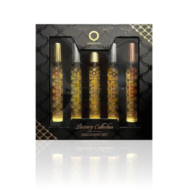 Orientica Perfume Luxury Collection Mini Perfume Gift Set for Men and Women Travel Pen Spray EDP 0.33 Fl oz