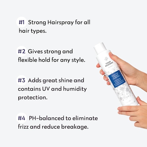 No nothing Sensitive Strong Hairspray &ndash; Fragrance-Free Finishing Spray - Unscented Strong Hold Hairspray with Flexible Hold for Styling w/Humidity Protection - Hypoallergenic &ndash; 7.5 oz