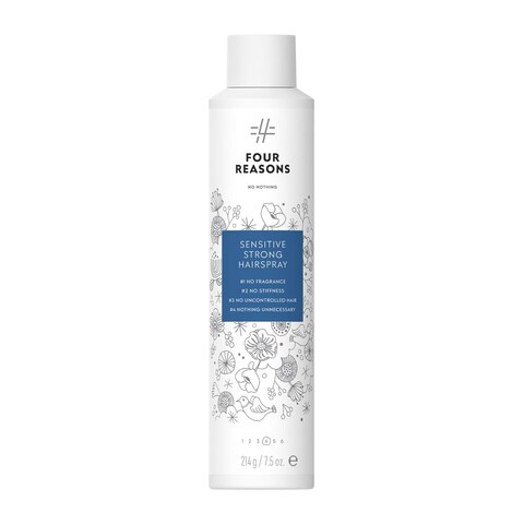 No nothing Sensitive Strong Hairspray &ndash; Fragrance-Free Finishing Spray - Unscented Strong Hold Hairspray with Flexible Hold for Styling w/Humidity Protection - Hypoallergenic &ndash; 7.5 oz