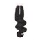 2x6 Hd Lace Closure Deep Part Body Wave Human Hair 100% Virgin Remy Hair Unprocessed 2x6 Closure with Baby Hair Natural Black Color(14 inch)