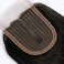 4x4 Middle Part Lace Closure Straight Human Hair 8A Brazilian Virgin Hair With Baby Hair 130% Density Natural Color 12inch