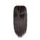 4x4 Middle Part Lace Closure Straight Human Hair 8A Brazilian Virgin Hair With Baby Hair 130% Density Natural Color 12inch