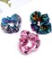 Shiny Scrunchies Metallic Tone Hair Bands Elastic Hair Ties Set Glitter Ponytail Holder Soft Scrunchy for Women(6 Pack Hair Scrunchies)
