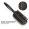 Boar Bristle Round Styling Hair Brush Solid Wood Roller Round Comb Heat Anti Static Hairdressing Comb Blow Dryer &amp; Curling Roll Hairbrush