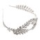 Leaf Headband Roman Goddess Crown Hair Band Boho Bridal Christmas Hair Hoop Women Girls Wedding Hairband Party Decoration Headdress Cosplay Costume Headwear Handmade Headpiece Hair Accessories Silver