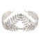 Leaf Headband Roman Goddess Crown Hair Band Boho Bridal Christmas Hair Hoop Women Girls Wedding Hairband Party Decoration Headdress Cosplay Costume Headwear Handmade Headpiece Hair Accessories Silver