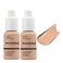 2 Pack PHOERA Foundation,Full Coverage Concealer Flawless Soft Matte 24HR Oil Control Liquid Foundation Makeup .(104 Buff Beige）