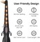 Hair Curling Wand, 1-1/2" Tapered Curling Iron, Ceramic Hair Curler with Adjustable Temperature Instant Heating Hair Curler, Auto Shut Off with 2 Clips