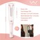 VAV Automatic Curling Iron - 1.25 Inch (32mm) Ionic Ceramic, 392℉ Constant Temperature, Ideal for Medium to Long Hair, Automatic Rotating, Easy to Use, Professional Curling Tool,Pink
