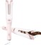 VAV Automatic Curling Iron - 1.25 Inch (32mm) Ionic Ceramic, 392℉ Constant Temperature, Ideal for Medium to Long Hair, Automatic Rotating, Easy to Use, Professional Curling Tool,Pink