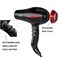 BERTA 1875W Professional Salon Hair Dryer Negative Ionic Blow Dryer, 2 Speed 3 Heat Settings Cool Button with AC Motor, Concentrator Nozzle &amp; Diffuser